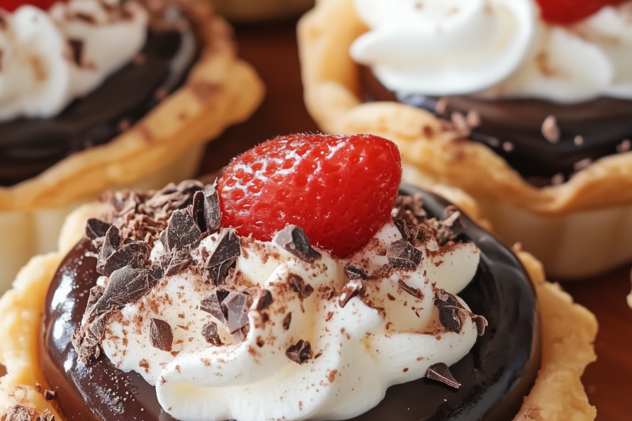 Mini Chocolate Tarts 2