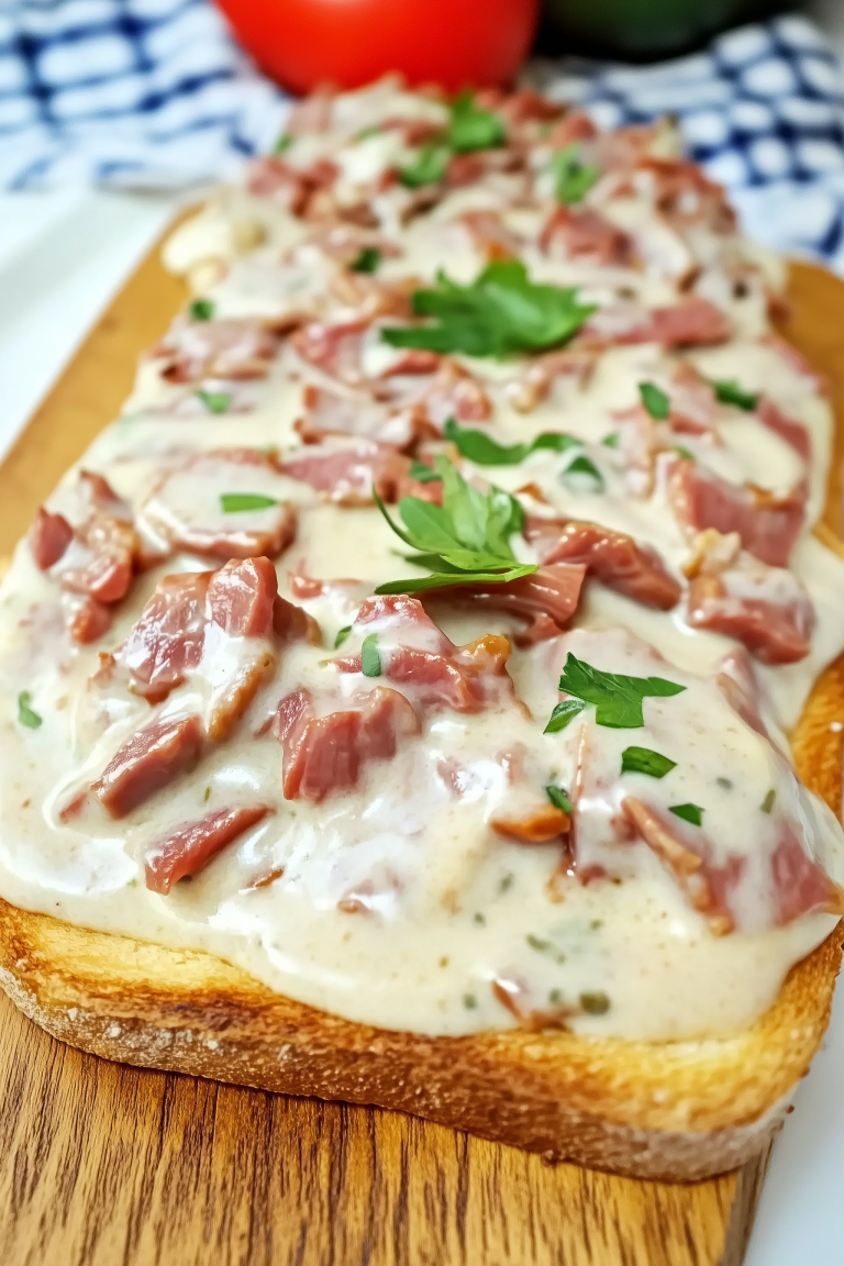 Creamed Chipped Beef on Toast 1