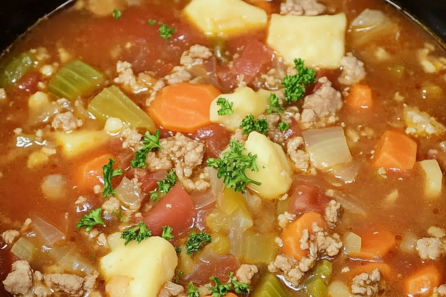 Vegetable Beef Soup 1