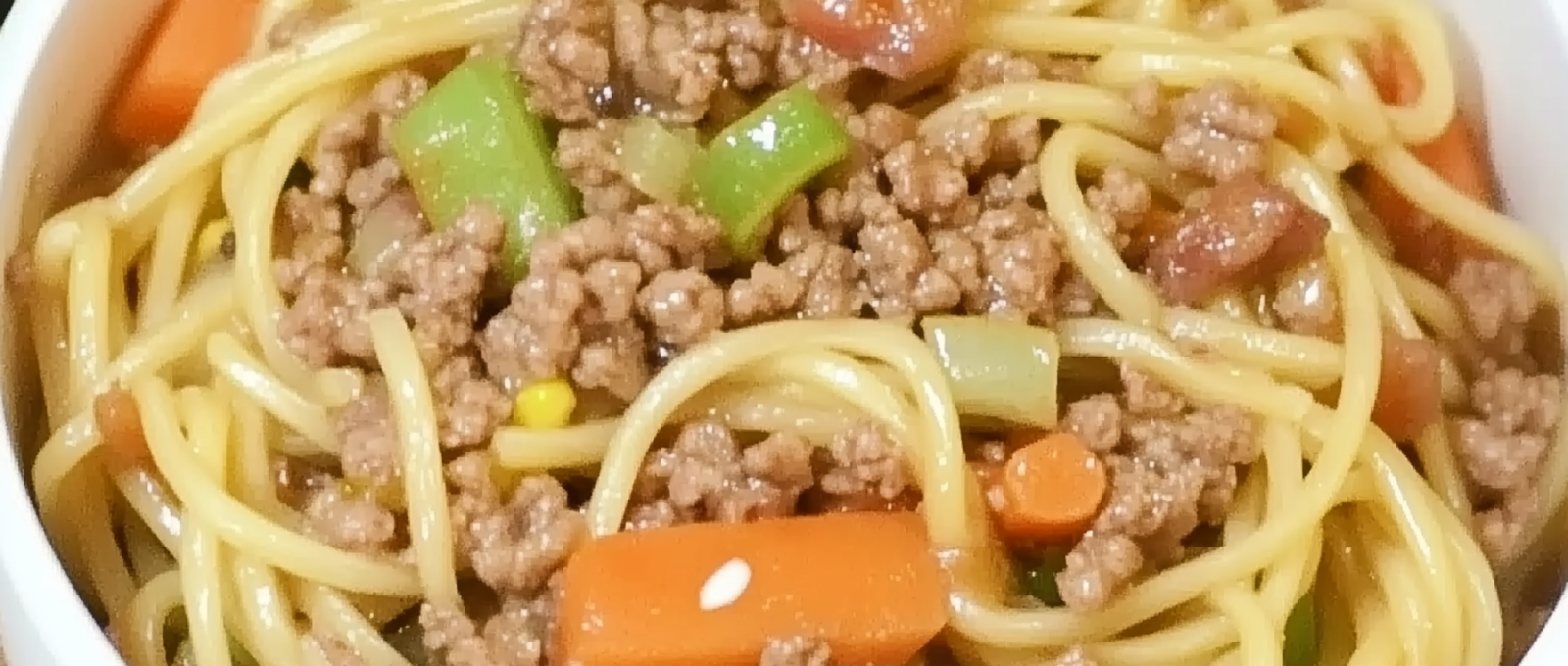 Ground Beef Lo Mein 1
