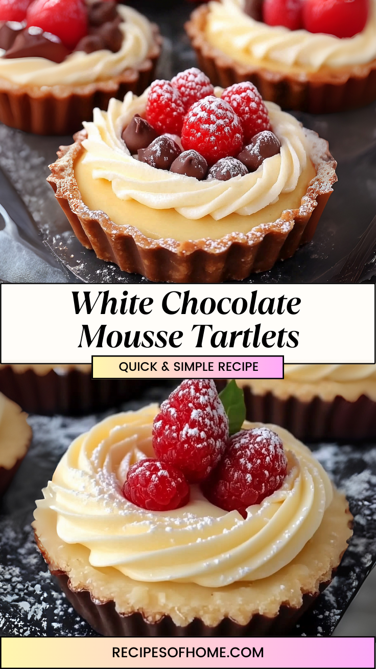 White Chocolate Mousse Tartlets 3