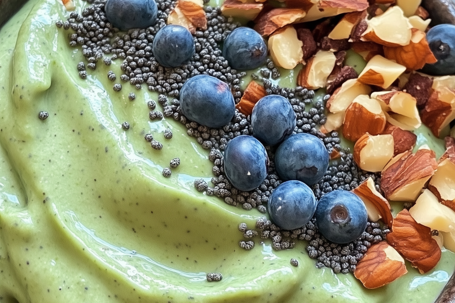 Ocean Smoothie Bowl with Blue Spirulina 1