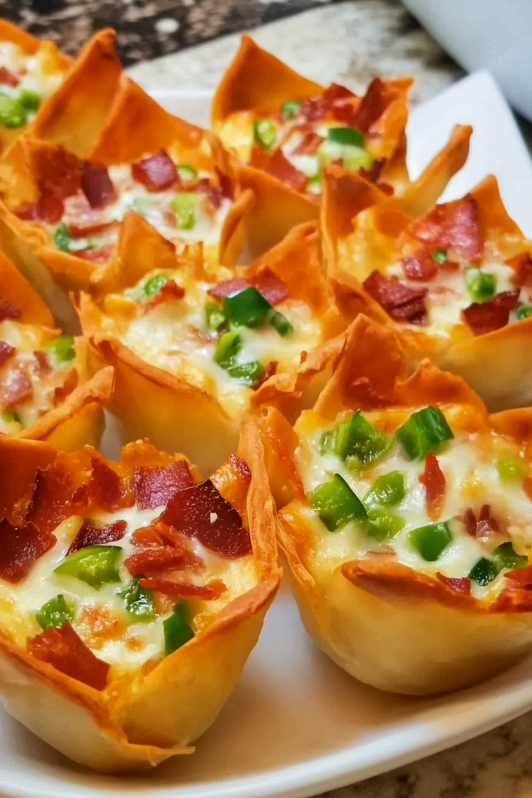 Jalapeno Popper Wonton Cups 1