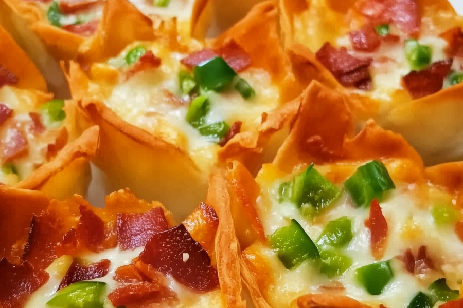 Jalapeno Popper Wonton Cups 1