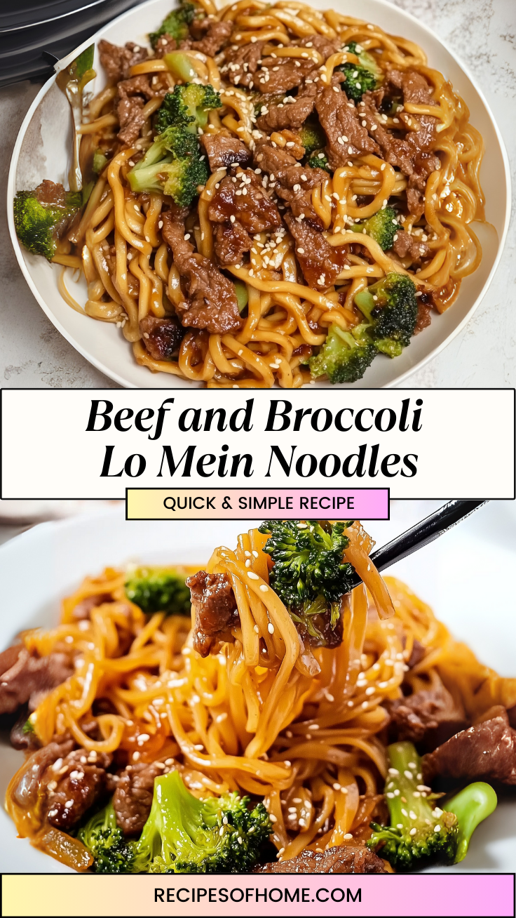 Beef and Broccoli Lo Mein Noodles 3