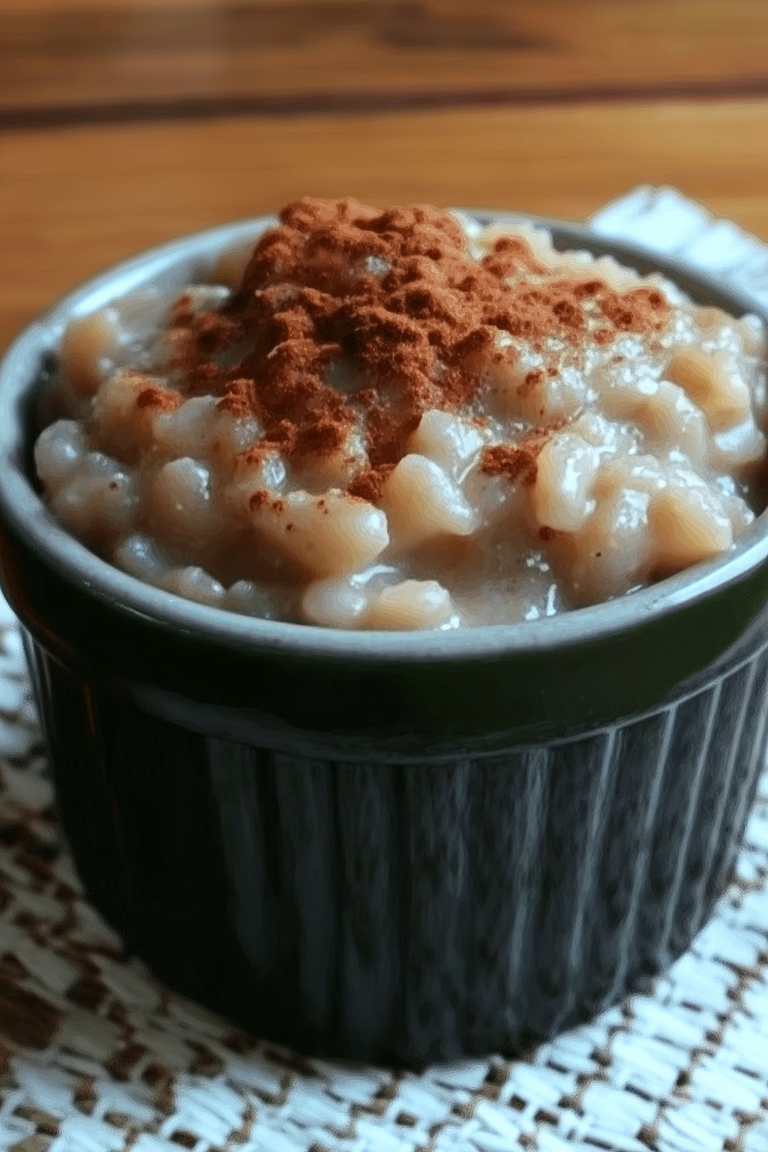 OLD FASHIONED RICE PUDDING 1