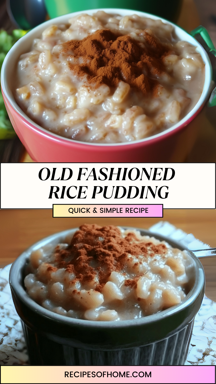 OLD FASHIONED RICE PUDDING 3