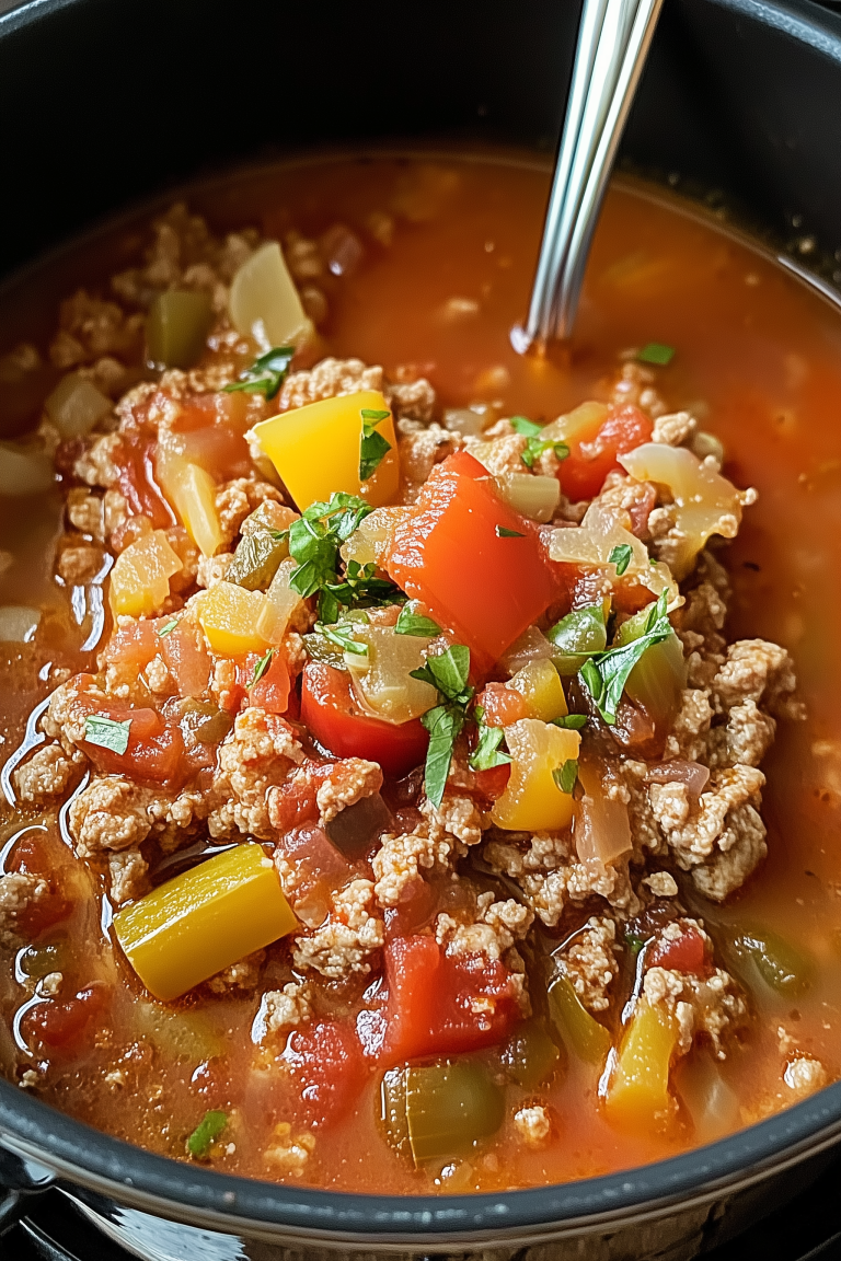 Stuffed Pepper Soup 1