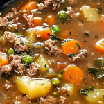 Ground Beef Vegetable Soup 1