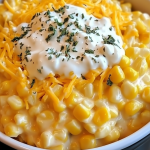 Slow Cooker Cheddar Corn 1