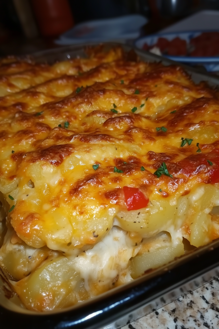 Cheese Potato and Smoked Sausage Casserole 1