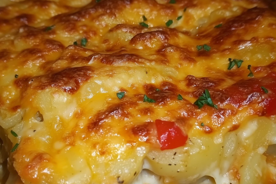Cheese Potato and Smoked Sausage Casserole 1