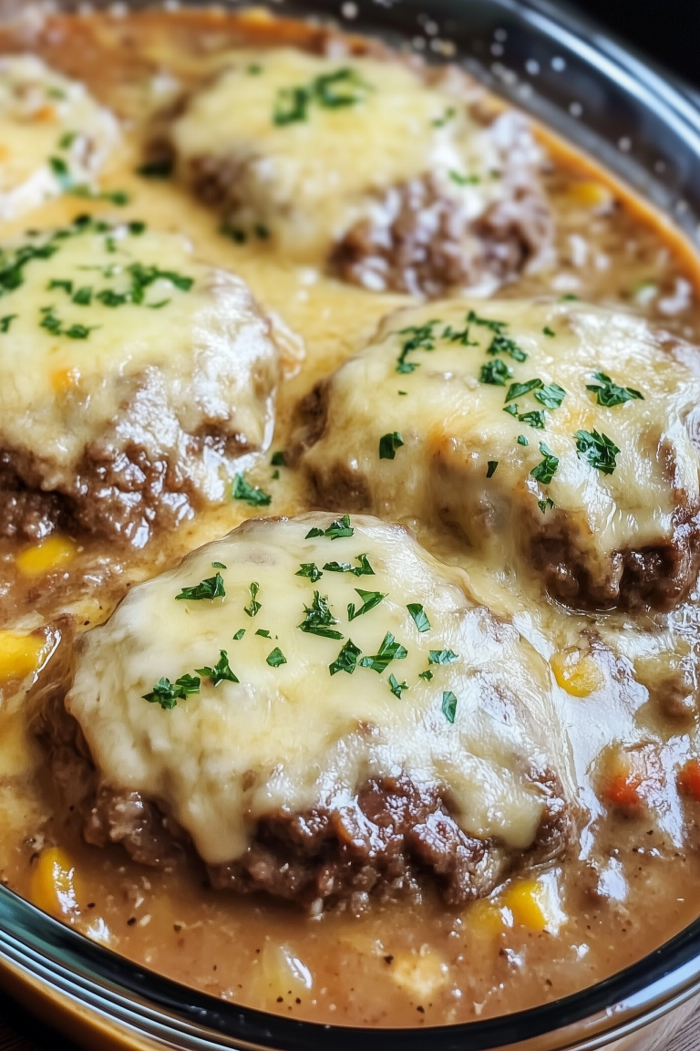 Amish Hamburger Steak Bake 1