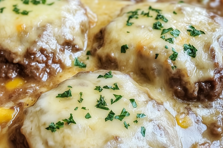Amish Hamburger Steak Bake 1
