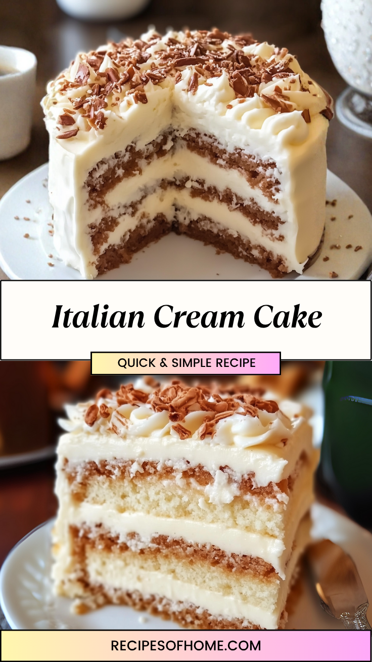 Italian Cream Cake 3