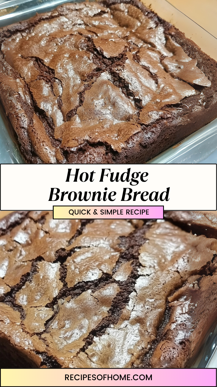 Hot Fudge Brownie Bread 3