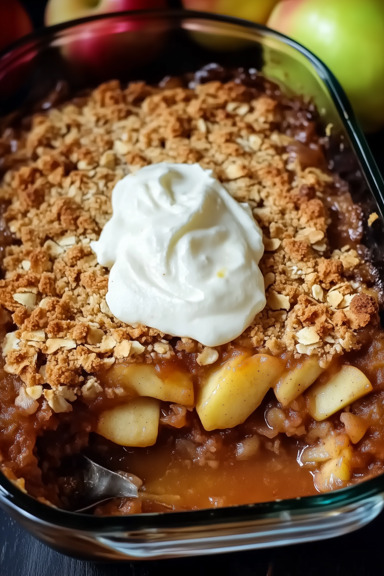 Old Fashioned Apple Crisp 1