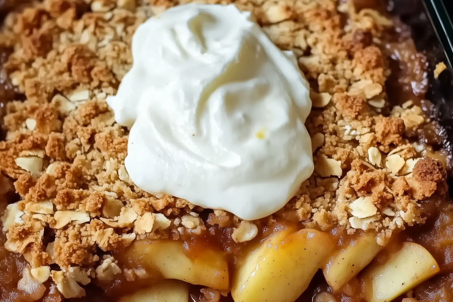 Old Fashioned Apple Crisp 1