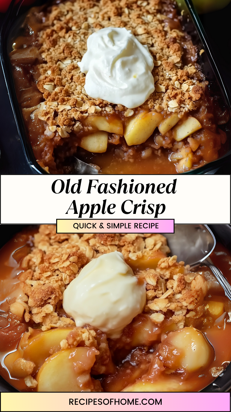 Old Fashioned Apple Crisp 3