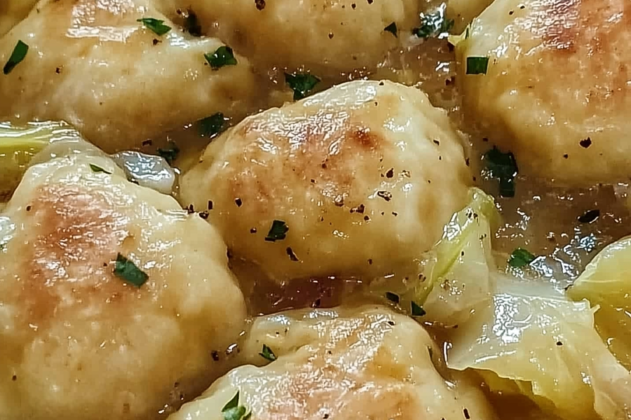 German Cabbage and Dumplings 1