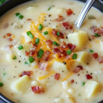 Creamy Potato Soup with Bacon 1