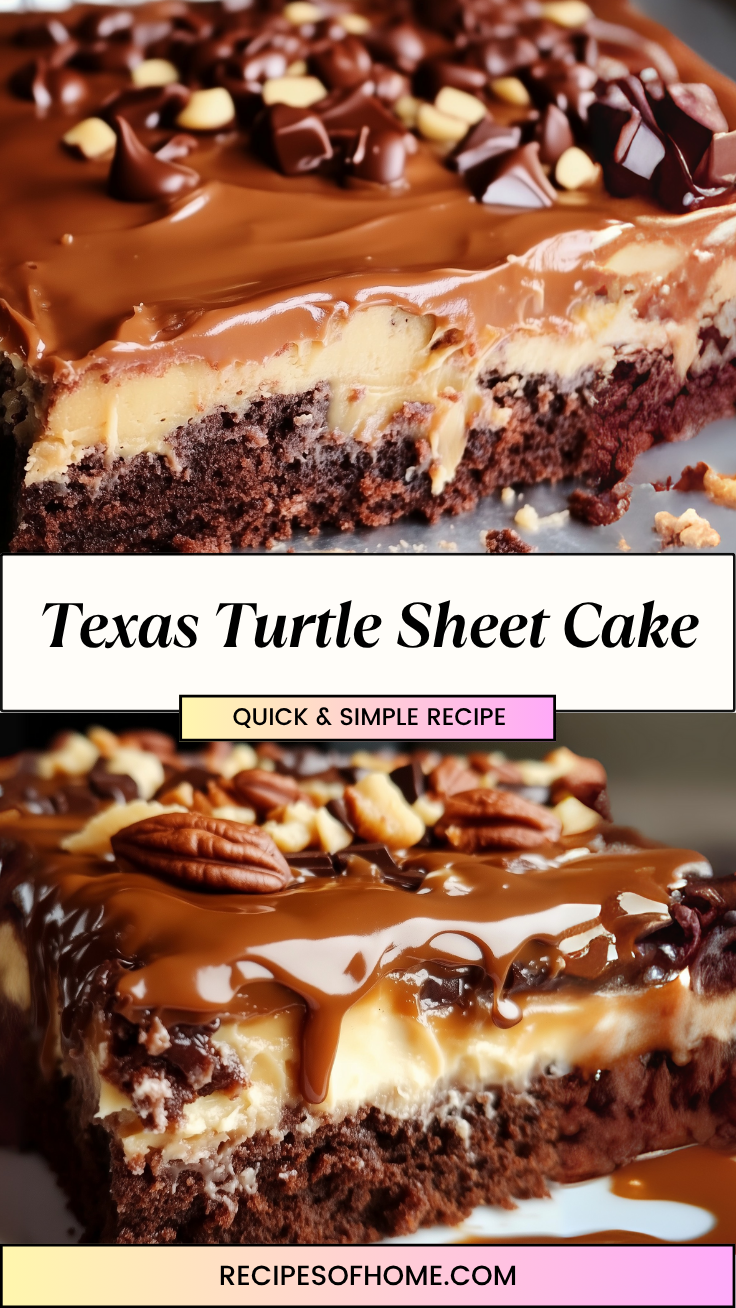 Texas Turtle Sheet Cake 3
