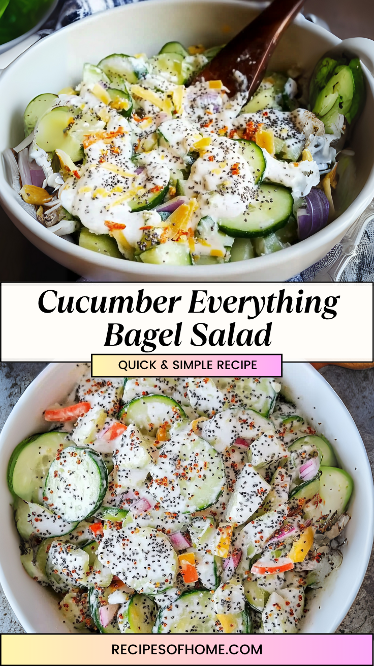 Cucumber Everything Bagel Salad 3