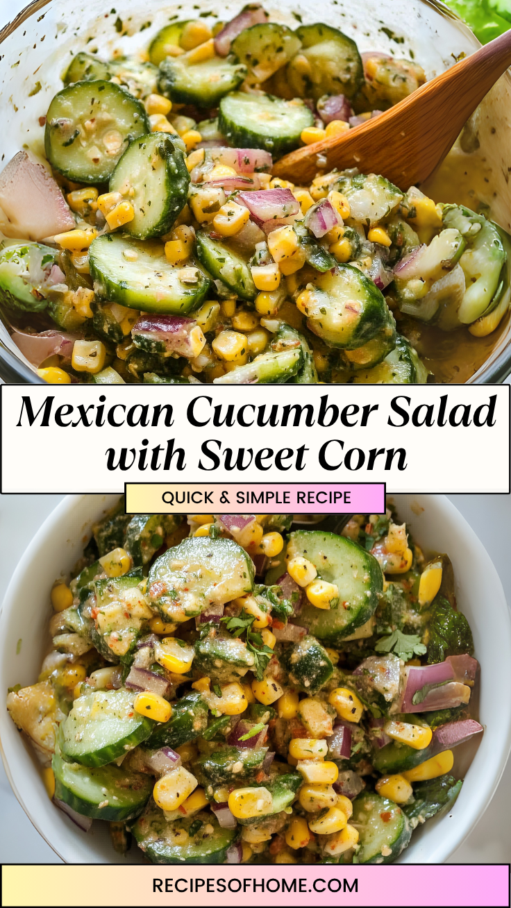 Mexican Cucumber Salad with Sweet Corn 3