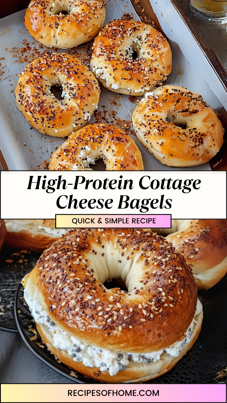 High Protein Cottage Cheese Bagels 3