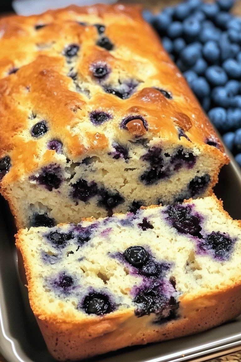 Blueberry Cream Cheese Bread 1