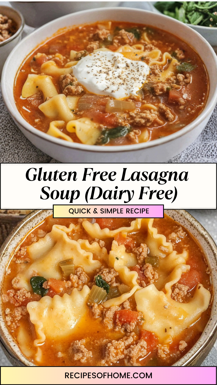 Gluten Free Lasagna Soup Dairy Free 3