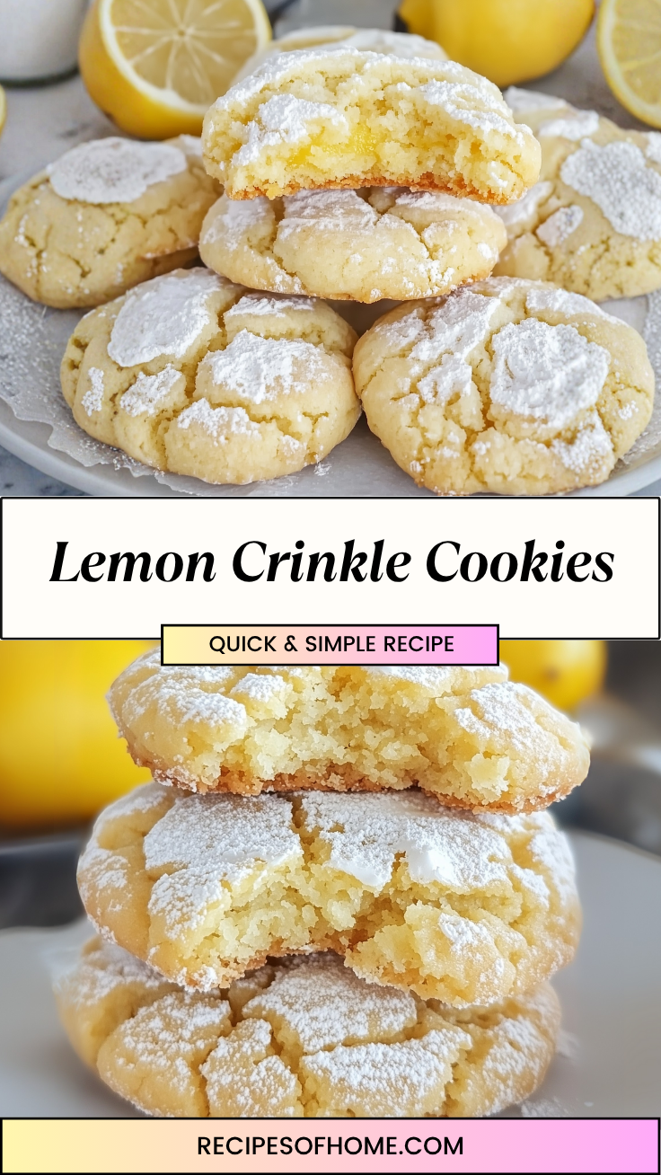 Lemon Crinkle Cookies 3 Lemon Crinkle Cookies 3