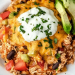 Easy Chicken Burrito Casserole 2