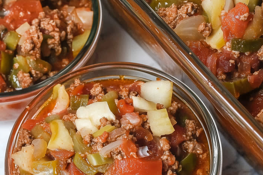 Meal Prep Unstuffed Pepper Bowls 1