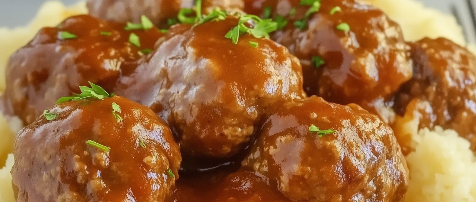 Slow Cooker Salisbury Steak Meatballs 1
