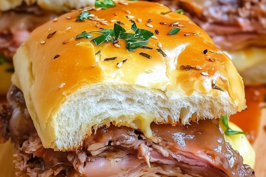 Easy French Dip Sliders 1