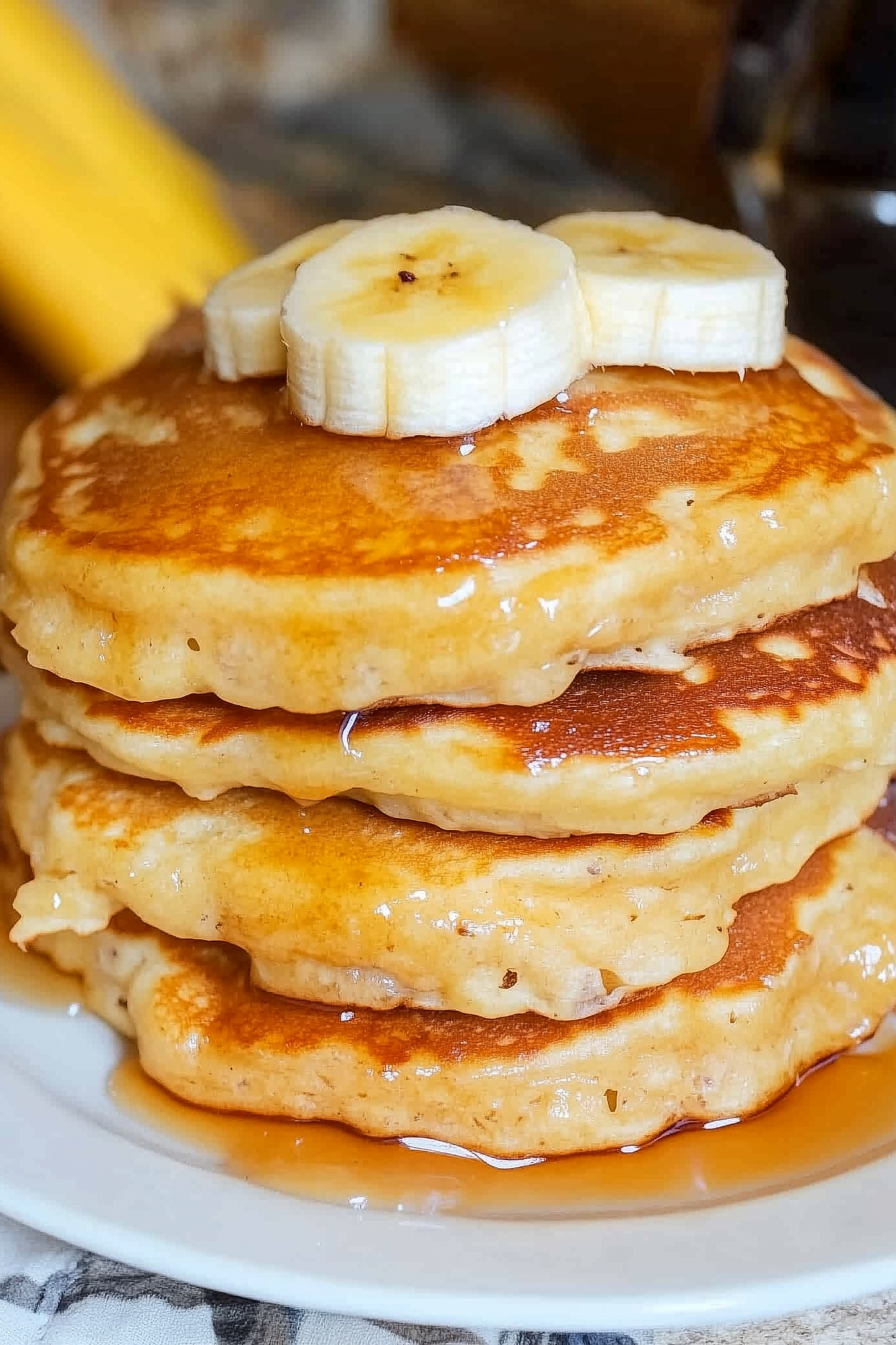 Homemade Brown Sugar Banana Pancakes