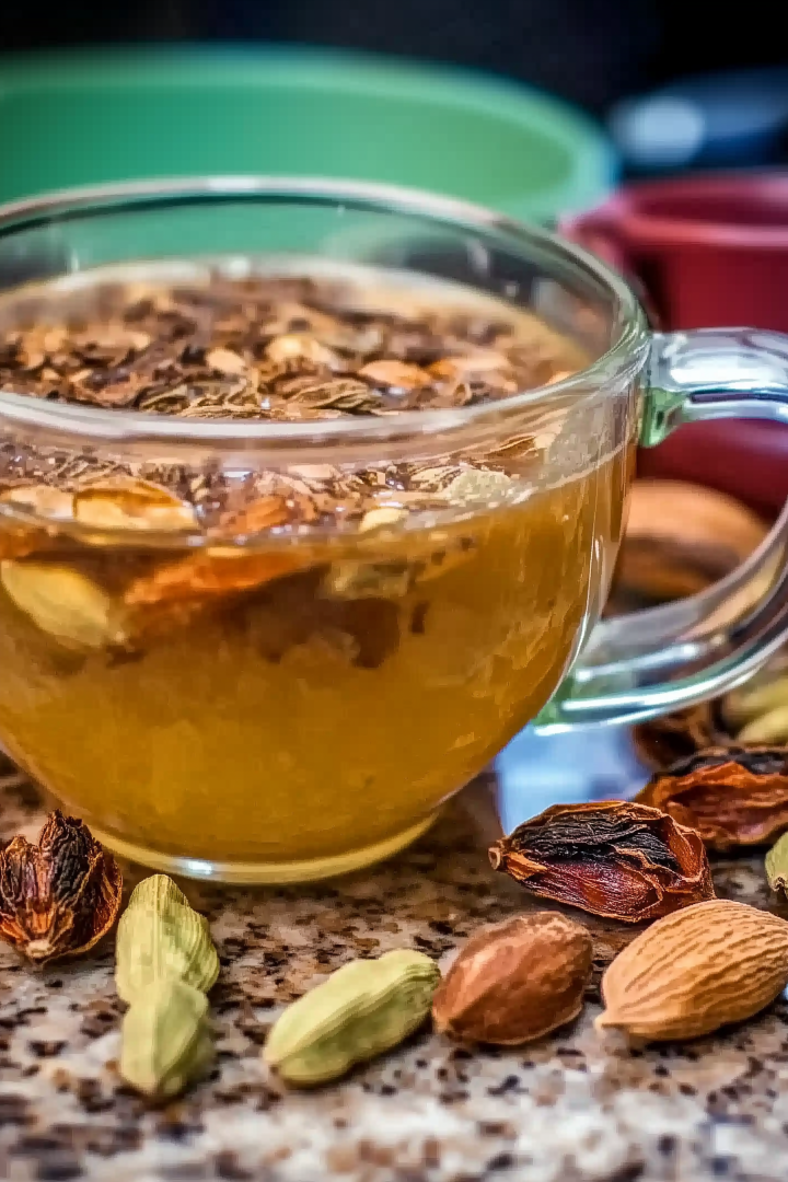 Homemade Cardamom Tea